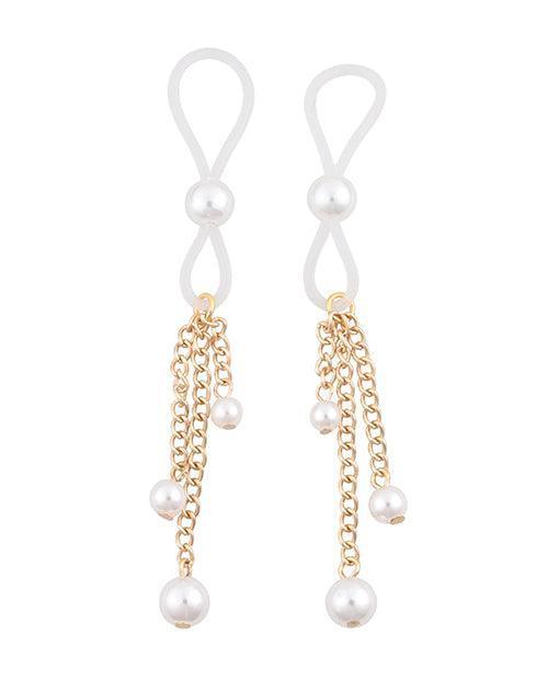 image of product,Sex & Mischief Pearl Nipple Ties - SEXYEONE