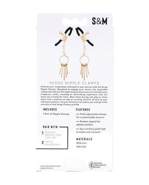 image of product,Sex & Mischief Verge Nipple Clamps - SEXYEONE