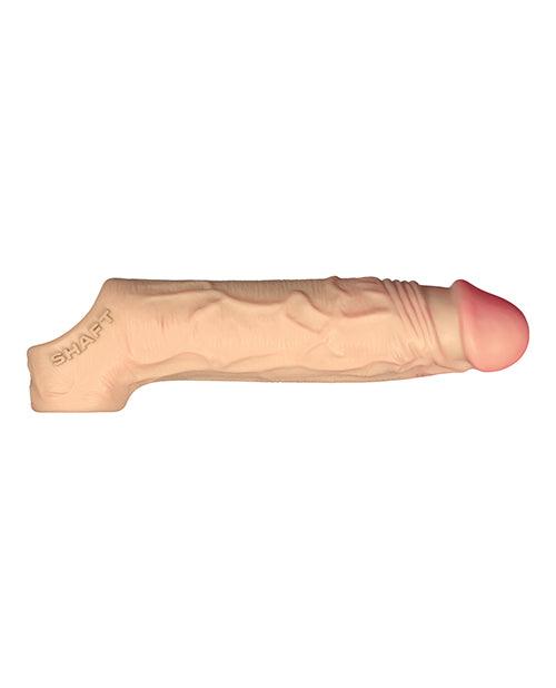 product image, Shaft Flexskin Liquid Silicone 7.8" Vibrating Sheath - Pine - SEXYEONE