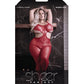 Sheer Unforgettable Cut Out Bodystocking Red - SEXYEONE