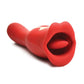 Shegasm Lickgasm Kiss + Tell Pro Dual Ended Kissing Vibrator - Red - SEXYEONE