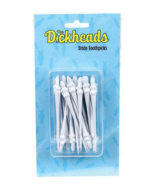 image of product,Shots The Dickheads Bride Toothpicks - White - SEXYEONE