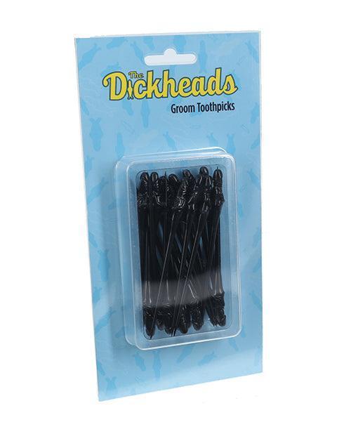 product image, Shots The Dickheads Groom Toothpicks - Black - SEXYEONE