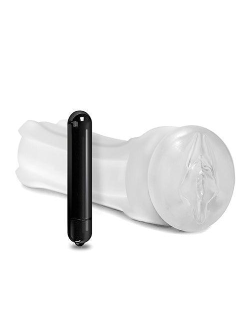 image of product,Shower Stroker Vibrating Pussy - Clear - SEXYEONE