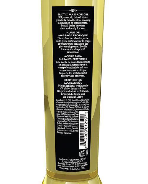 image of product,Shunga Massage Oil - 8 Oz Midnight Flower - SEXYEONE