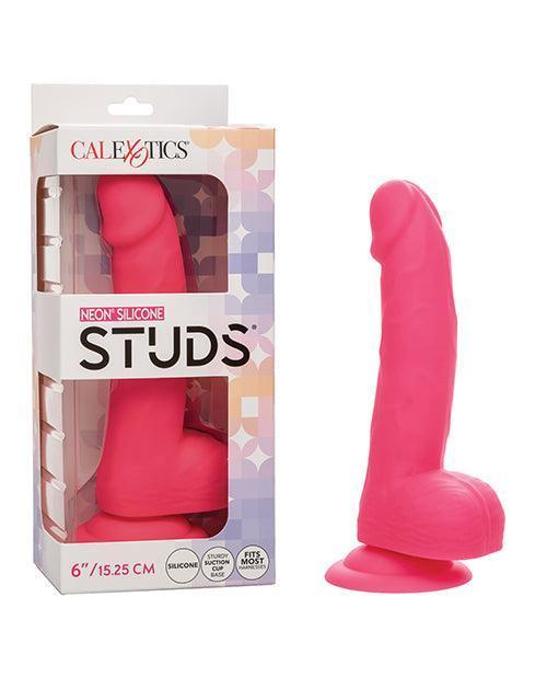 product image, Silicone Studs Neon 6" Dildo - SEXYEONE