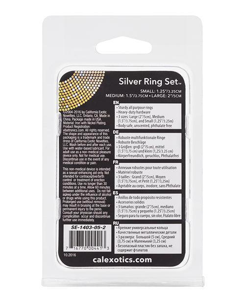 image of product,Silver Ring Set - SEXYEONE