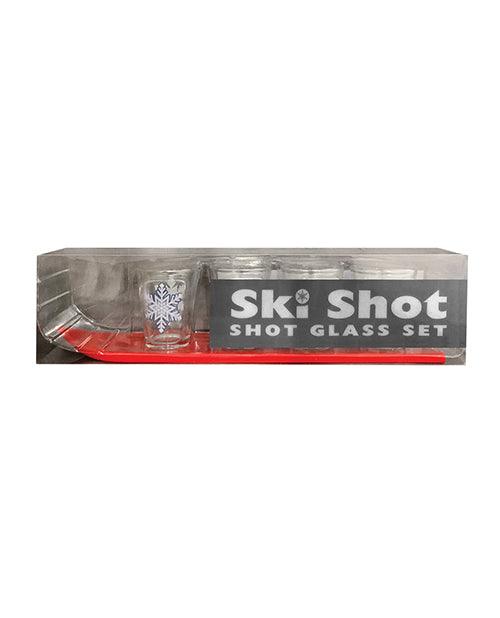 product image,Ski Shot Glass Set - Set Of 4 - SEXYEONE
