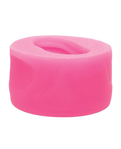 image of product,Slop Top Glow in the Dark Filthy Luv Stroker - Pink - SEXYEONE