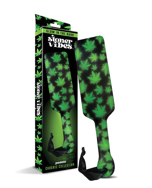 image of product,Stoner Vibes Glow in the Dark Paddle - Green - SEXYEONE