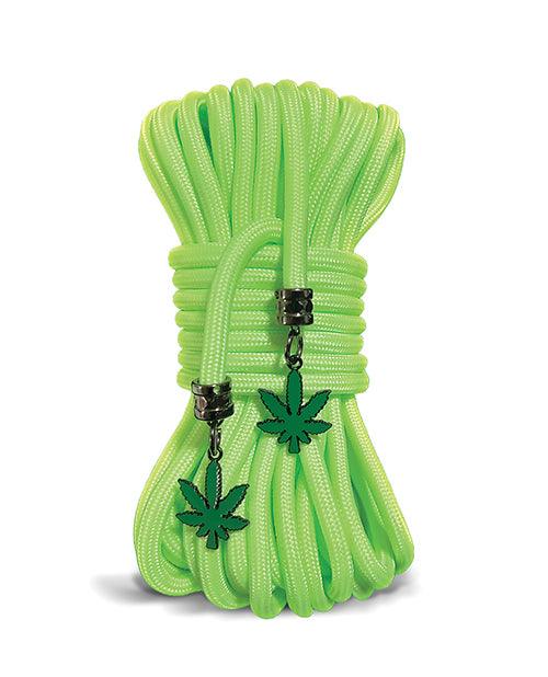 image of product,Stoner Vibes Glow in the Dark Rope - Green - SEXYEONE