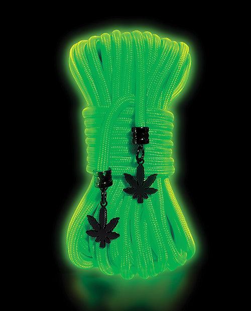 image of product,Stoner Vibes Glow in the Dark Rope - Green - SEXYEONE