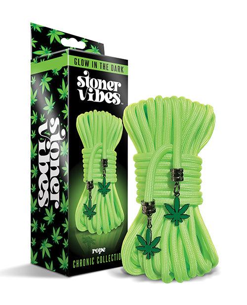 image of product,Stoner Vibes Glow in the Dark Rope - Green - SEXYEONE