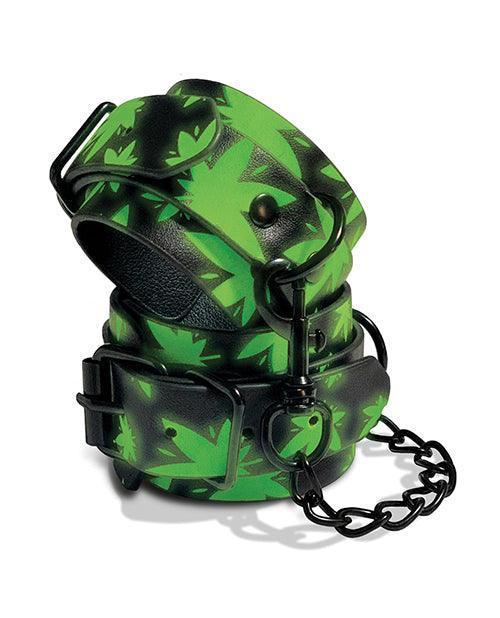 product image,Stoner Vibes Glow in the Dark Wrist Cuffs - SEXYEONE