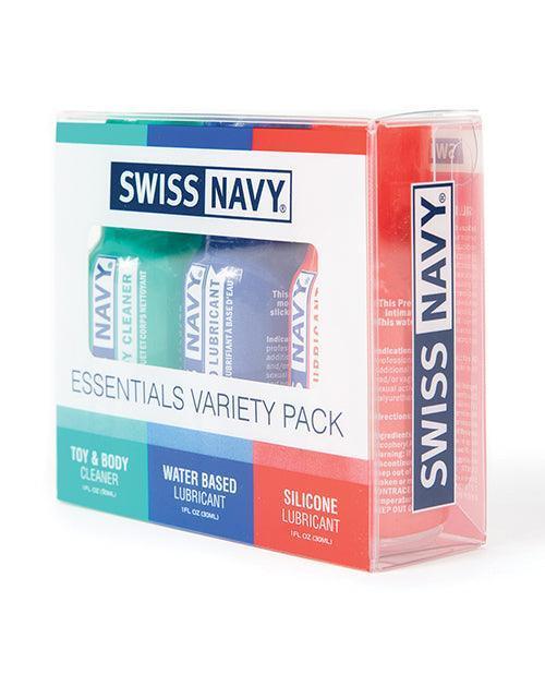 image of product,Swiss Navy Essentials Variety Pack of 3 - 1 oz - SEXYEONE