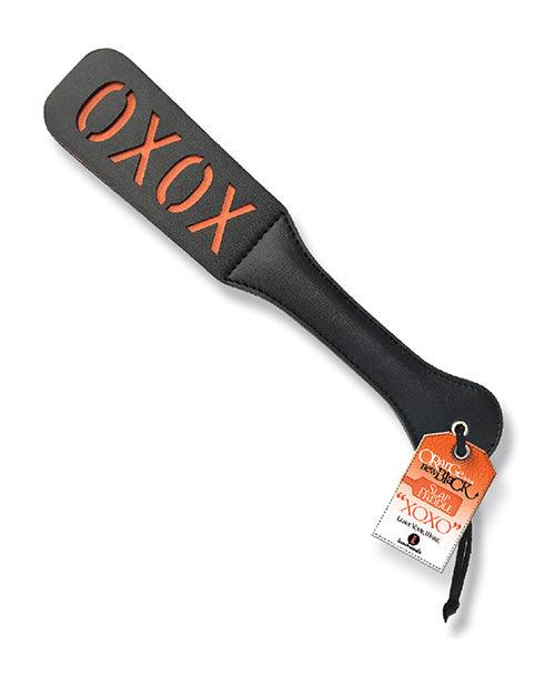 The 9's Orange is the New Black Slap Paddle - XOXO - SEXYEONE
