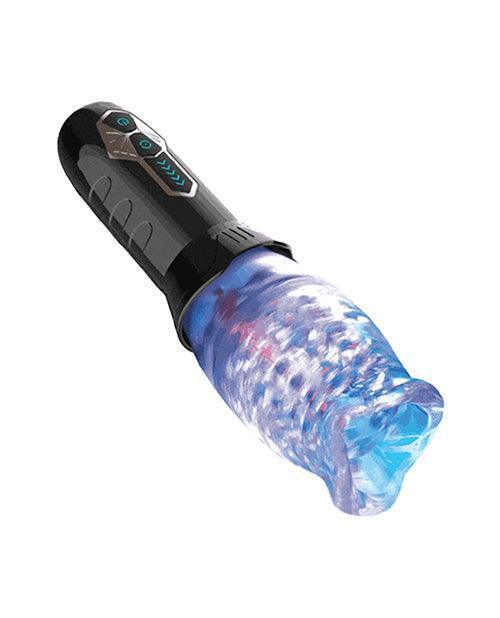 image of product,The Male Rose Rotating Blow Job Simulator - Black - SEXYEONE