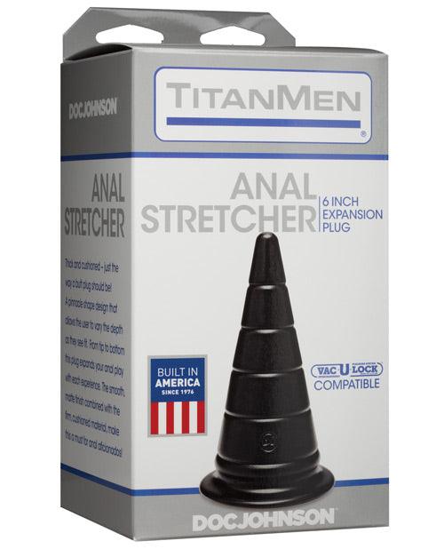 product image, Titanmen 6" Anal Stretcher - Black - SEXYEONE