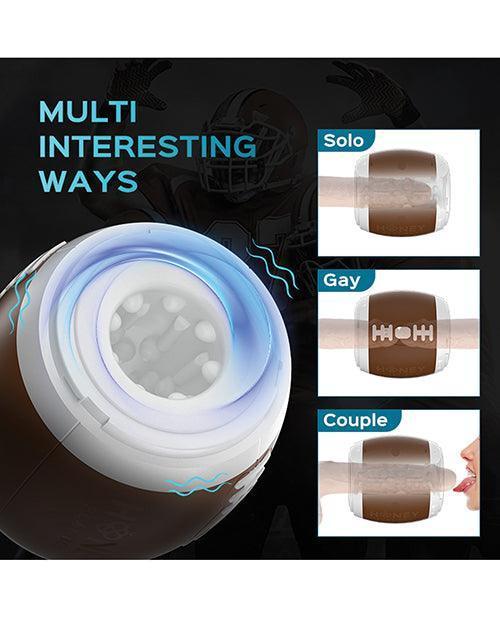 image of product,Touchdown Open Ended Pocket Male Masturbator - Brown - SEXYEONE