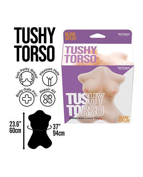 image of product,Tushy Torso Blow Up Doll w/Vagina Hole - SEXYEONE