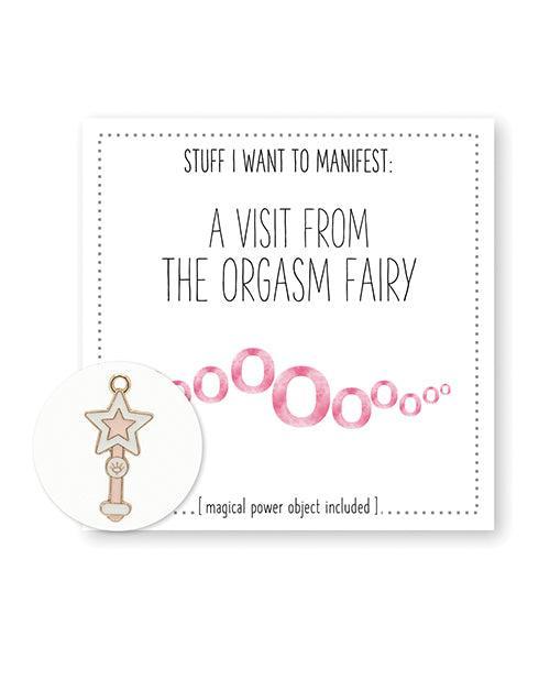 product image, Warm Human A Visit From The Orgasm Fairy Mini Card & Charm - SEXYEONE