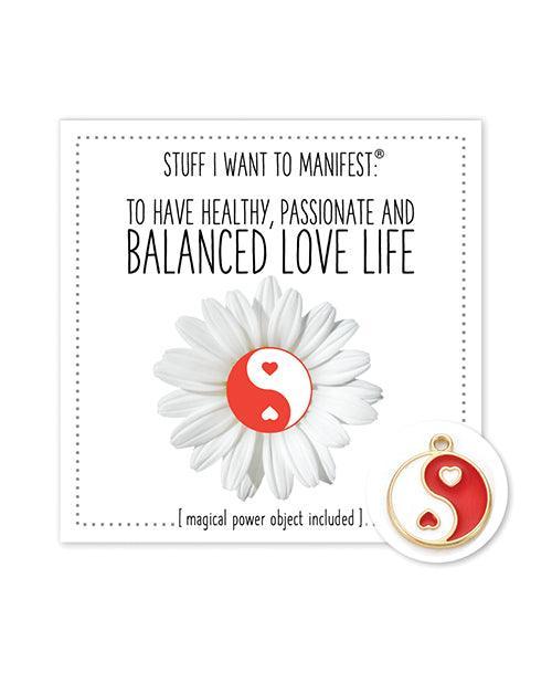 product image, Warm Human Healthy Balanced Love LIfe Mini Card & Charm - SEXYEONE