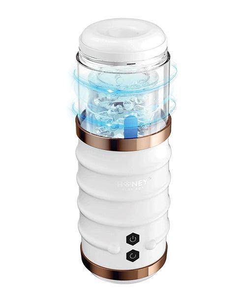 image of product,Warrior Auto Thrusting Male Masturbator - White - SEXYEONE