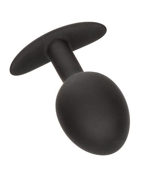 image of product,Weighted Silicone Anal Plug - Black - SEXYEONE