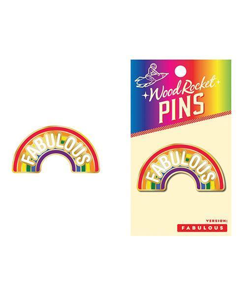 product image, Wood Rocket Fabulous Enamel Pin - SEXYEONE