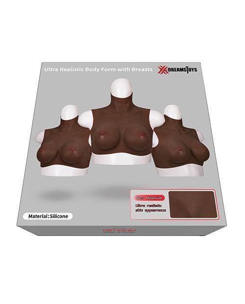 product image, XX-DREAMTOYS Ultra Realistic E Cup Breast Form Large - Black - SEXYEONE