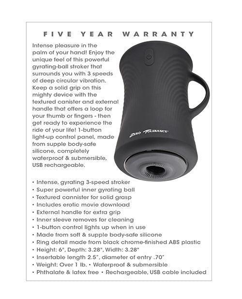 image of product,Zero Tolerance Gyro Stroke - Black - SEXYEONE