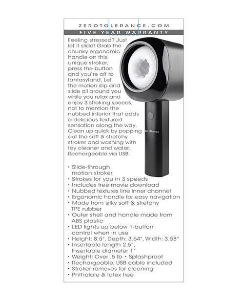 image of product,Zero Tolerance Let It Slide - Black - SEXYEONE