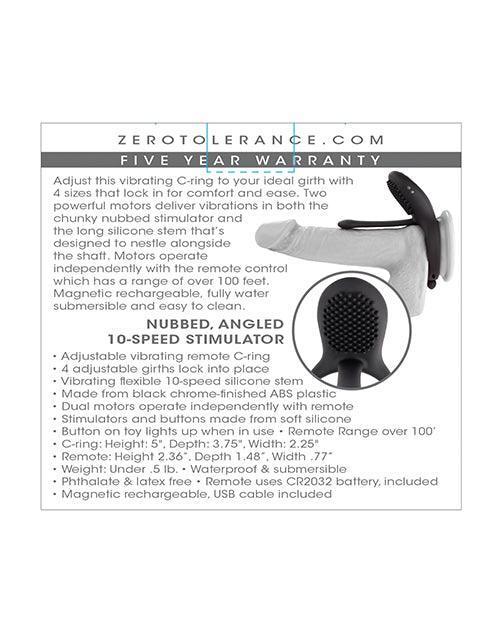 image of product,Zero Tolerance Mr. Tickler - Black - SEXYEONE