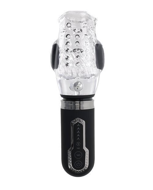 product image,Zero Tolerance Thrill Ride Rechargeable Stroker - Black/Clear - SEXYEONE