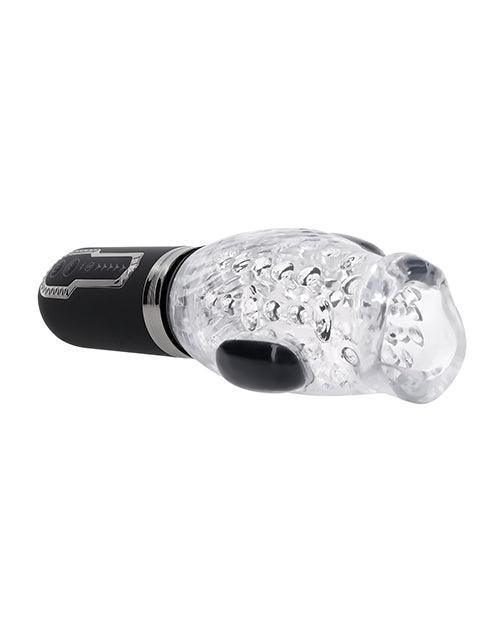 image of product,Zero Tolerance Thrill Ride Rechargeable Stroker - Black/Clear - SEXYEONE