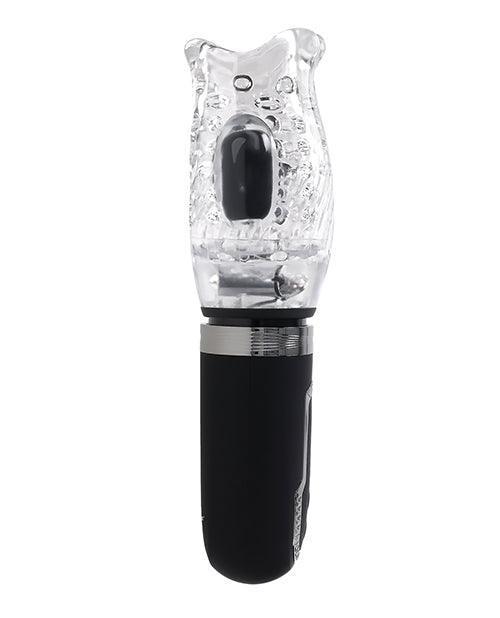 image of product,Zero Tolerance Thrill Ride Rechargeable Stroker - Black/Clear - SEXYEONE