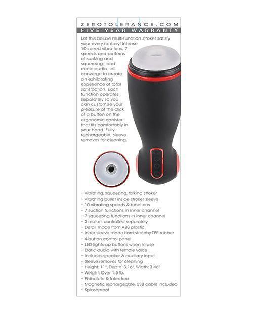 image of product,Zero Tolerance Tight Squeeze - Black/red - SEXYEONE