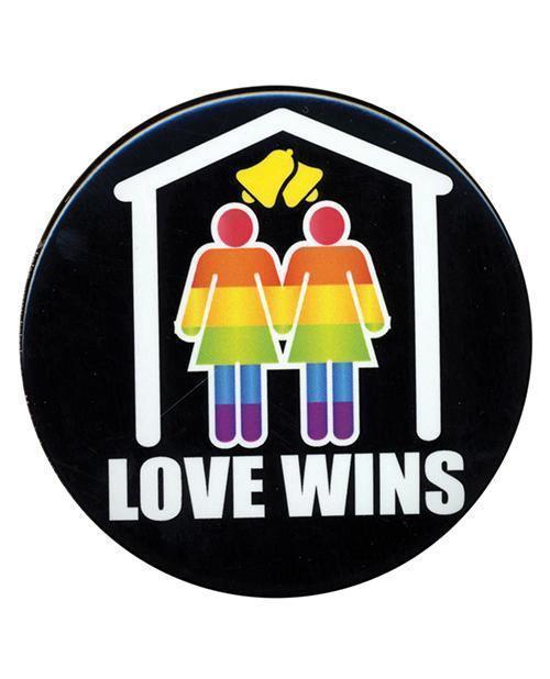 product image, 3" Button Female - Love Wins - SEXYEONE
