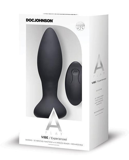 A Play Rechargeable Silicone Experienced Anal Plug W/remote - SEXYEONE 