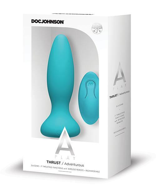 product image, A Play Thrust Adventurous Rechargeable Silicone Anal Plug W/remote - SEXYEONE 