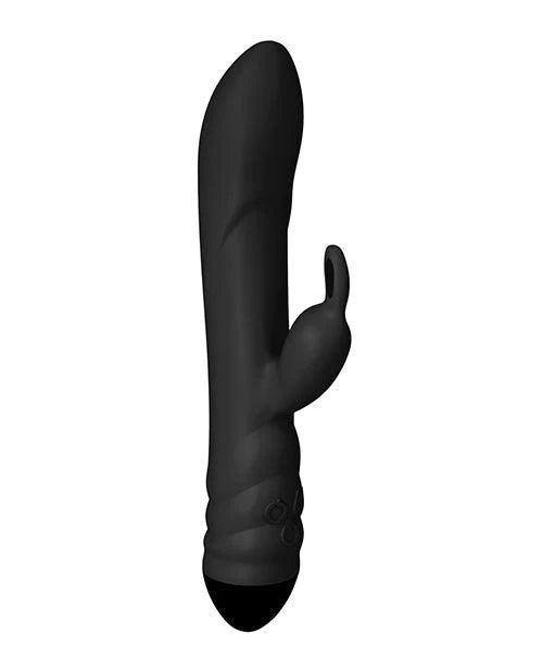 product image, Adrien Lastic Twister Clitoral Sucker & Vibrating Rabbit - Black - SEXYEONE