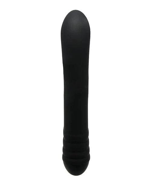 image of product,Adrien Lastic Twister Clitoral Sucker & Vibrating Rabbit - Black - SEXYEONE