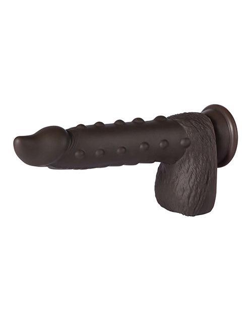 image of product,Alger 8" Thrusting Dildo - Black - SEXYEONE