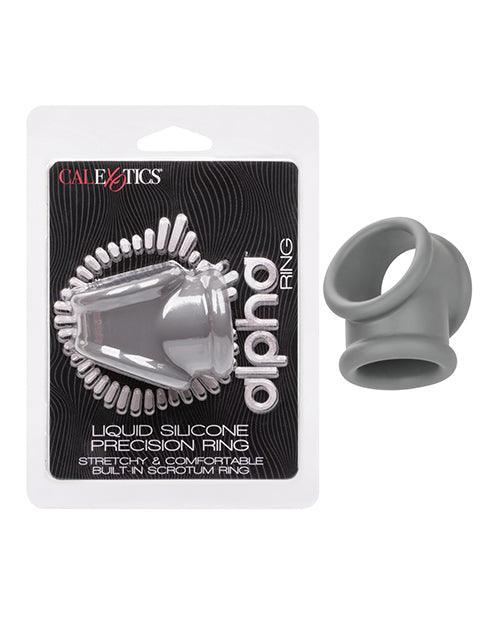 image of product,Alpha Liquid Silicone Precision Ring - Grey - SEXYEONE