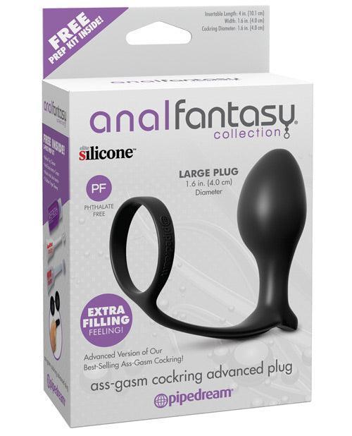 product image, Anal Fantasy Collection Ass Gasm Advanced Plug W-cockring - SEXYEONE