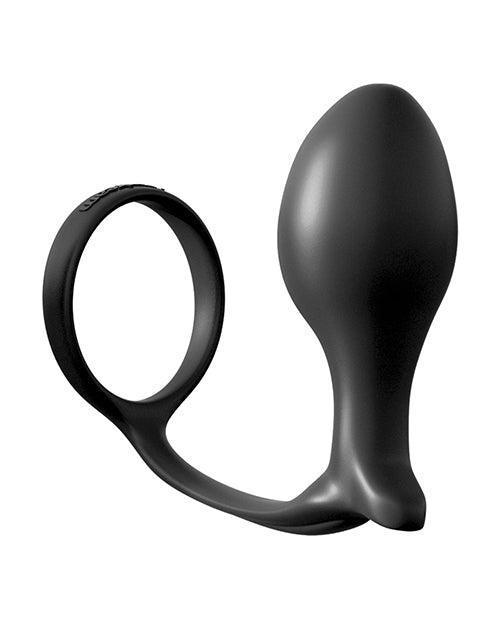 image of product,Anal Fantasy Collection Ass Gasm Advanced Plug W-cockring - SEXYEONE