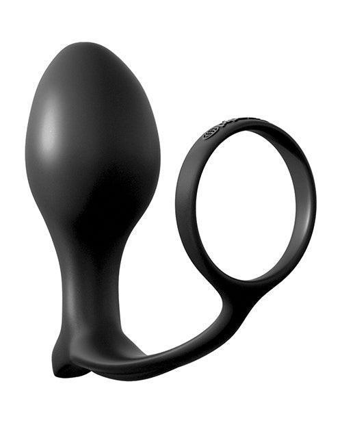 image of product,Anal Fantasy Collection Ass Gasm Advanced Plug W-cockring - SEXYEONE