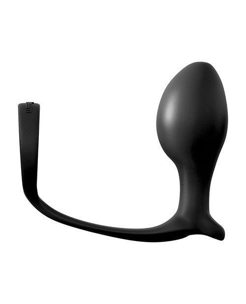 image of product,Anal Fantasy Collection Ass Gasm Advanced Plug W-cockring - SEXYEONE