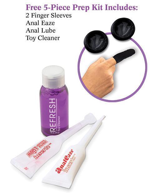 image of product,Anal Fantasy Collection Vibrating Reach Around - Black - SEXYEONE