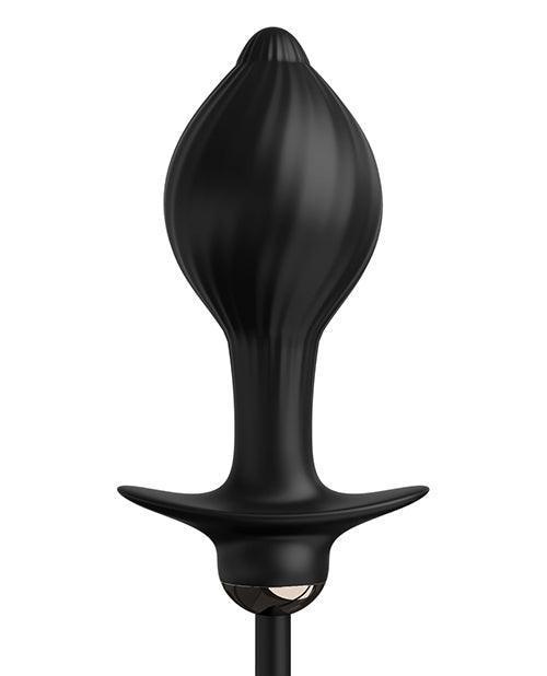 product image,Anal Fantasy Elite Collection Auto Throb Inflatable Vibrating Plug - Black - SEXYEONE